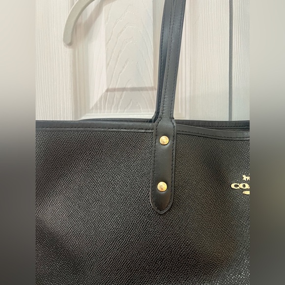 Coach Reversible Leather Tote - Picture 3 of 8